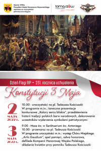 Uroczystości majowe w Tomaszowie Mazowieckim (program)